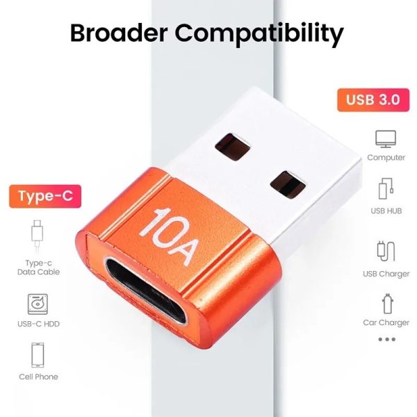 Μετατροπέας USB-A male σε TYPE-C female