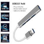 USB 3.0 Hub 4 Θυρών με σύνδεση USB-A