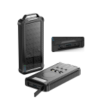 Solar Power Bank 805 ηλιακό 10000mAh Μαύρο