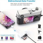Card Reader 3 In 1 Type-C  To Usb, SD/TF, microSD Λευκό