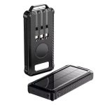 Solar Power Bank 805 ηλιακό 10000mAh Μαύρο