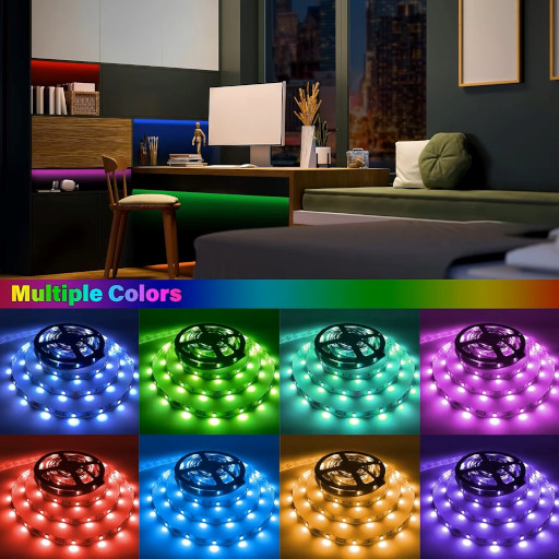 RGB ΤΑΙΝΙΑ LED ασύρματου χειρισμού 5m με USB