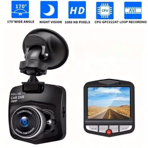 DIXS Κάμερα DVR Αυτοκινήτου 1080P με Οθόνη 2.4''