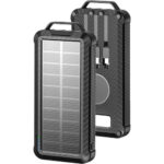 Ηλιακό Power Bank 10000mAh – Solar Φορτιστής USB για Κινητά|