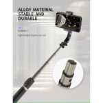Gimbal Q8 3-σε-1 με Χειριστήριο, Τηλεσκοπικό Βραχίονα & Τρίποδα