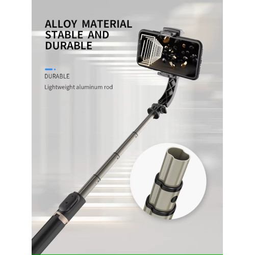 Gimbal Q8 3-σε-1 με Χειριστήριο, Τηλεσκοπικό Βραχίονα & Τρίποδα