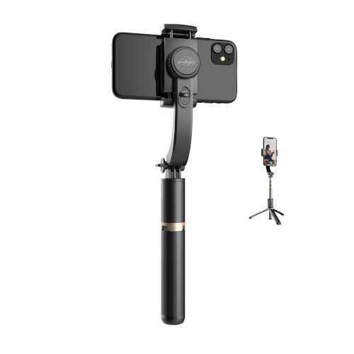 Gimbal Q8 3-σε-1 με Χειριστήριο, Τηλεσκοπικό Βραχίονα & Τρίποδα