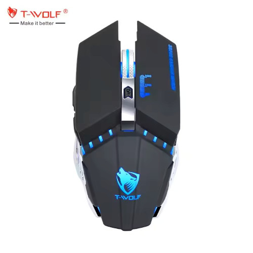 T-WOLF Q15 Ασύρματο gaming Ποντίκι με RGB Φωτισμό
