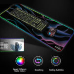 RGB Gaming Mouse Pad Μεγάλου Μεγέθους EvDi