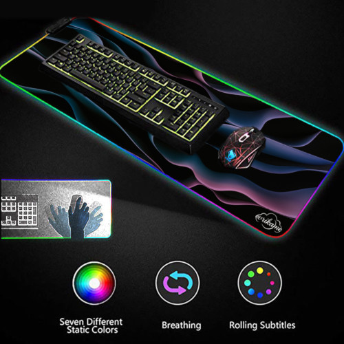 RGB Gaming Mouse Pad Μεγάλου Μεγέθους EvDi