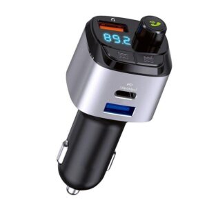 Bluetooth Ασύρματος FM Πομπός Αυτοκινήτου M25 – Bluetooth v5.3, Handsfree, QC 3.0 & RGB Φωτισμός