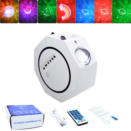 Octagon Star Projector Light