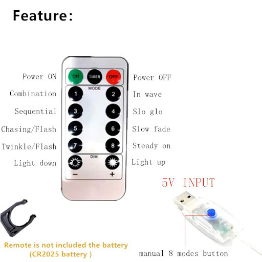 Λαμπάκια LED Κουρτίνα 3m