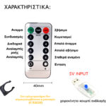 Λαμπάκια LED Κουρτίνα 3m