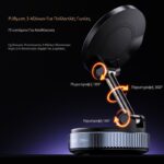 X68W Magnetic Car Phone Mount with Wireless Charging