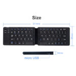 Fkey mini Bluetooth Αναδιπλούμενο πληκτρολόγιο